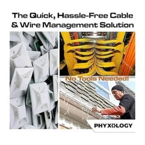 Paquete de 100 soportes para bridas de cables súper_3