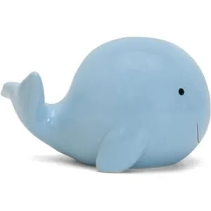 Child to Cherish Alcancía de ballena de cerámica azul_2