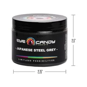 Eye Candy Pigmento de polvo de mica premium gris acero_5