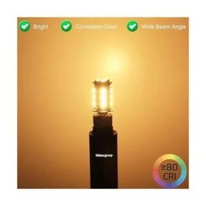 Makergroup T3 G4 Bombilla LED de dos pines de 12 VACDC_5