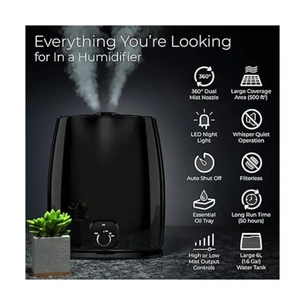 Everlasting Comfort Humidificador ultrasónico de niebla_6
