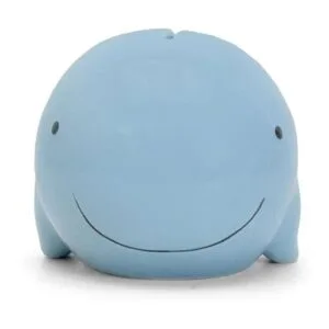 Child to Cherish Alcancía de ballena de cerámica azul_5