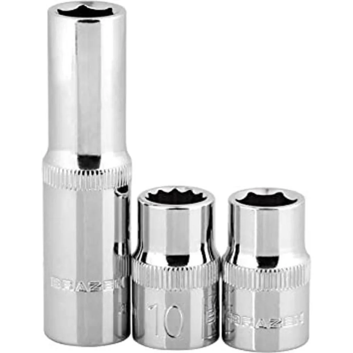BRAZEN Paquete de tres enchufes de 0.394 in unidad de 38_1