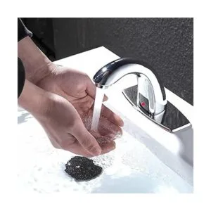 HHOOMMEE Grifo de lavabo de baño sin contacto con sensor_3