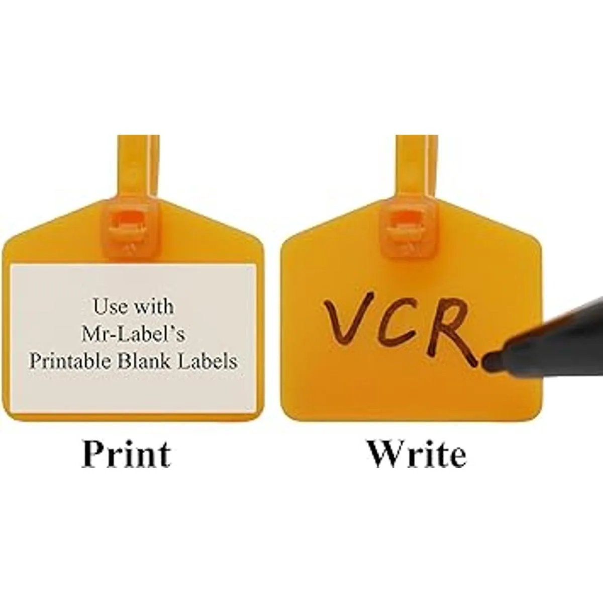 MrLabel Etiquetas de nailon de 234 pulgadas con cierre de_5