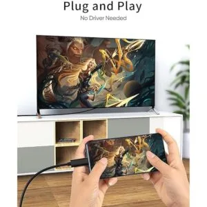 Cable USB C a HDMI para oficina en casa 4K a 60Hz 3 pies_2