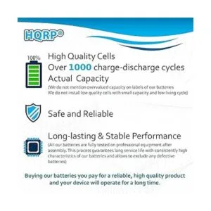 HQRP Batería de respaldo compatible con 2 Gig BATT1X_6