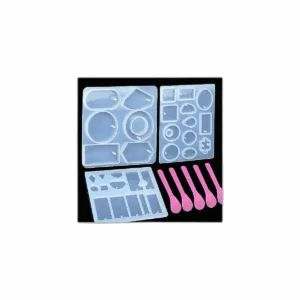 Paquete de 3 moldes de fundición de joyas moldes de_1
