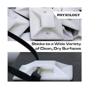 Paquete de 100 soportes para bridas de cables súper_6