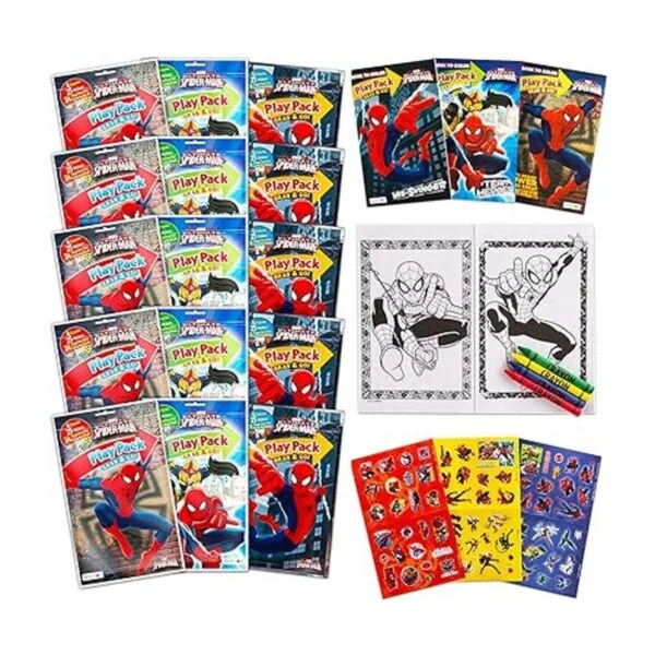 Juego de 15 paquetes de juegos de Spiderman divertidos_5