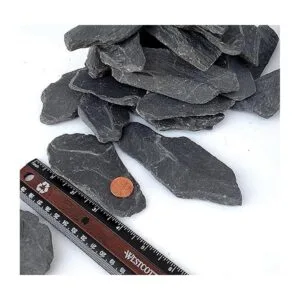 Piedra de pizarra natural de 3 a 5 pulgadas para jardín en_2