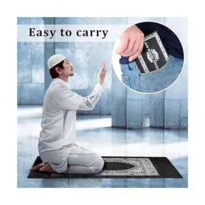 Islámica hitopin Prayer Mat de viaje con brújula Tamaño de_3