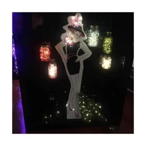 Paquete de 2 mini luces con pilas luces LED de interior_2