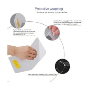 MerryNine Sujetalibros de plástico acrílico para_3