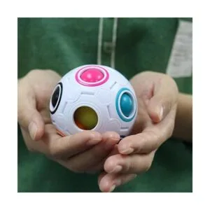 Coogam Juego de 2 bolas de rompecabezas de arcoíris con_6