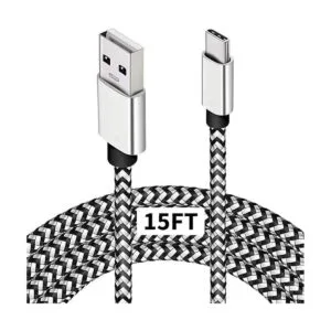 Cable de carga USB tipo C cable USB C de 15 pies de largo_1