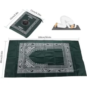 Islámica hitopin Prayer Mat de viaje con brújula Tamaño de_6