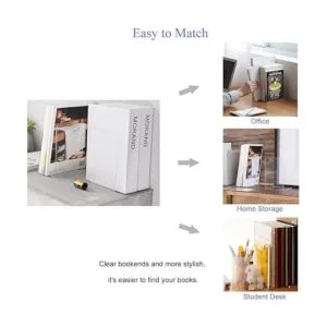 MerryNine Sujetalibros de plástico acrílico para_5