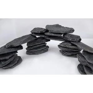 Piedra de pizarra natural de 3 a 5 pulgadas para jardín en_3