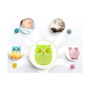 2 luces LED con forma de búho para niños Lámpara de_6