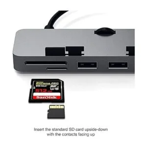 Satechi Hub de abrazadera de aluminio tipo C Pro con_2