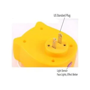 2 luces LED con forma de búho para niños Lámpara de_4