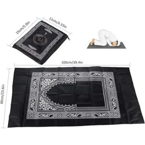 Islámica hitopin Prayer Mat de viaje con brújula Tamaño de_2