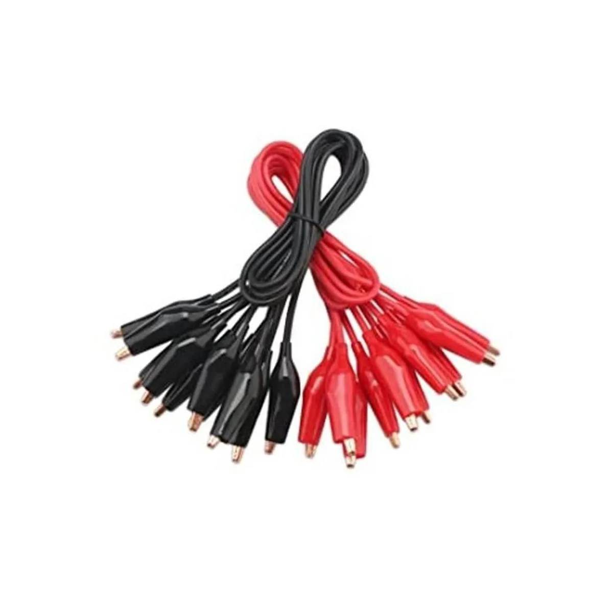 DROK Pinzas de cocodrilo eléctricos 10 piezas de cables_1