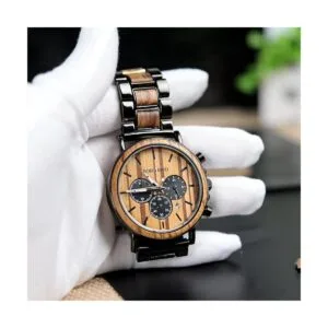 BOBO BIRD Relojes de madera para hombre con estilo de_2