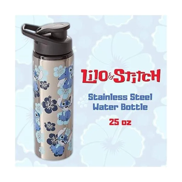 Silver Buffalo Botella de agua de Lilo y Stitch de Disney_2