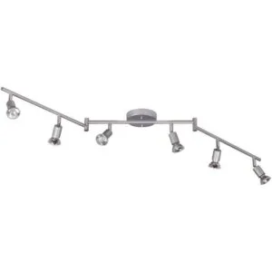 Globe Electric Iluminación con luces de riel Plateado_1