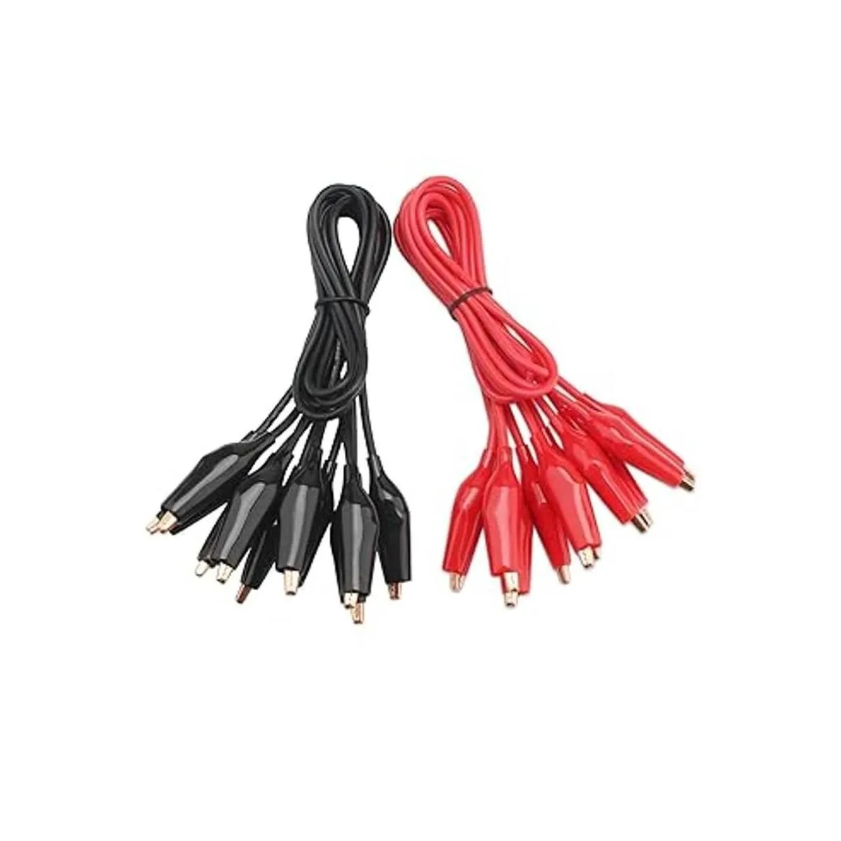 DROK Pinzas de cocodrilo eléctricos 10 piezas de cables_4