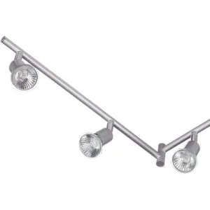 Globe Electric Iluminación con luces de riel Plateado_3