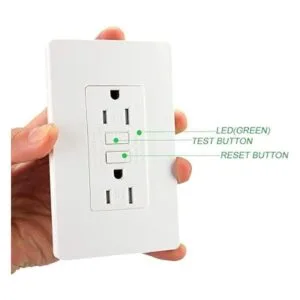 LEOD Toma GFCI de 15 A 125 V TRresistente a_5