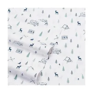 Eddie Bauer Home Juego de sábanas de percal 100_5