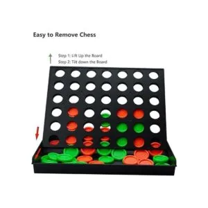 Juego de 4 juegos de mesa clásicos de cuatro filas en una_4