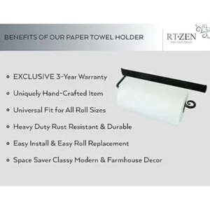 RTZENDécor Soporte para toallas de papel de pared_2