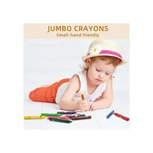 Crayones gigantes Jumbo no tóxicos fáciles de sostener y_2