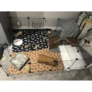 LANGXUN Paneles para mascotas organizador de cubos de_7