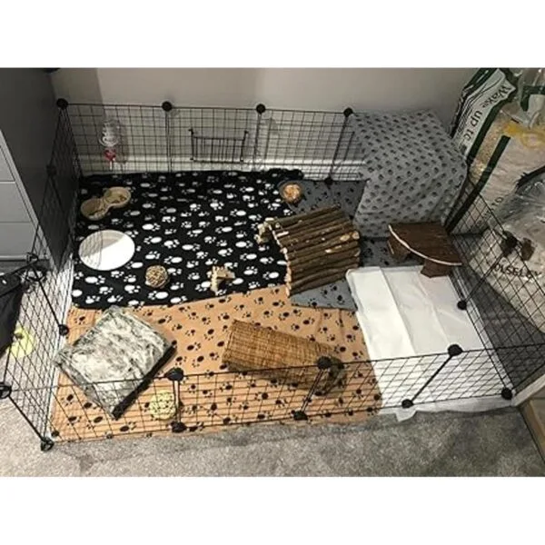 LANGXUN Paneles para mascotas organizador de cubos de_7
