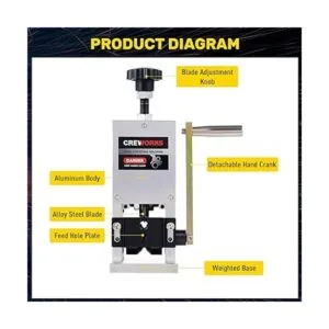 CREWORKS Máquina peladora manual de alambre de desecho_6