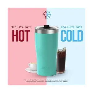 Arctic Tumblers Vaso de acero inoxidable para camping y_3
