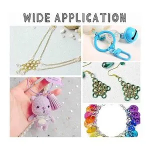 PH PandaHall 8400 anillos de aluminio para saltar de 0.236_6