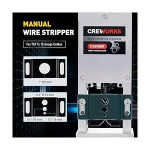 CREWORKS Máquina peladora manual de alambre de desecho_3