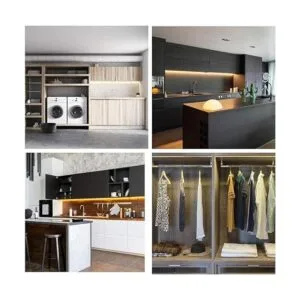 EShine Acabado blanco 6 paneles de 7 pulgadas tamaño_2