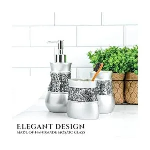 Creative Scents Set de níquel cepillado plateado_4