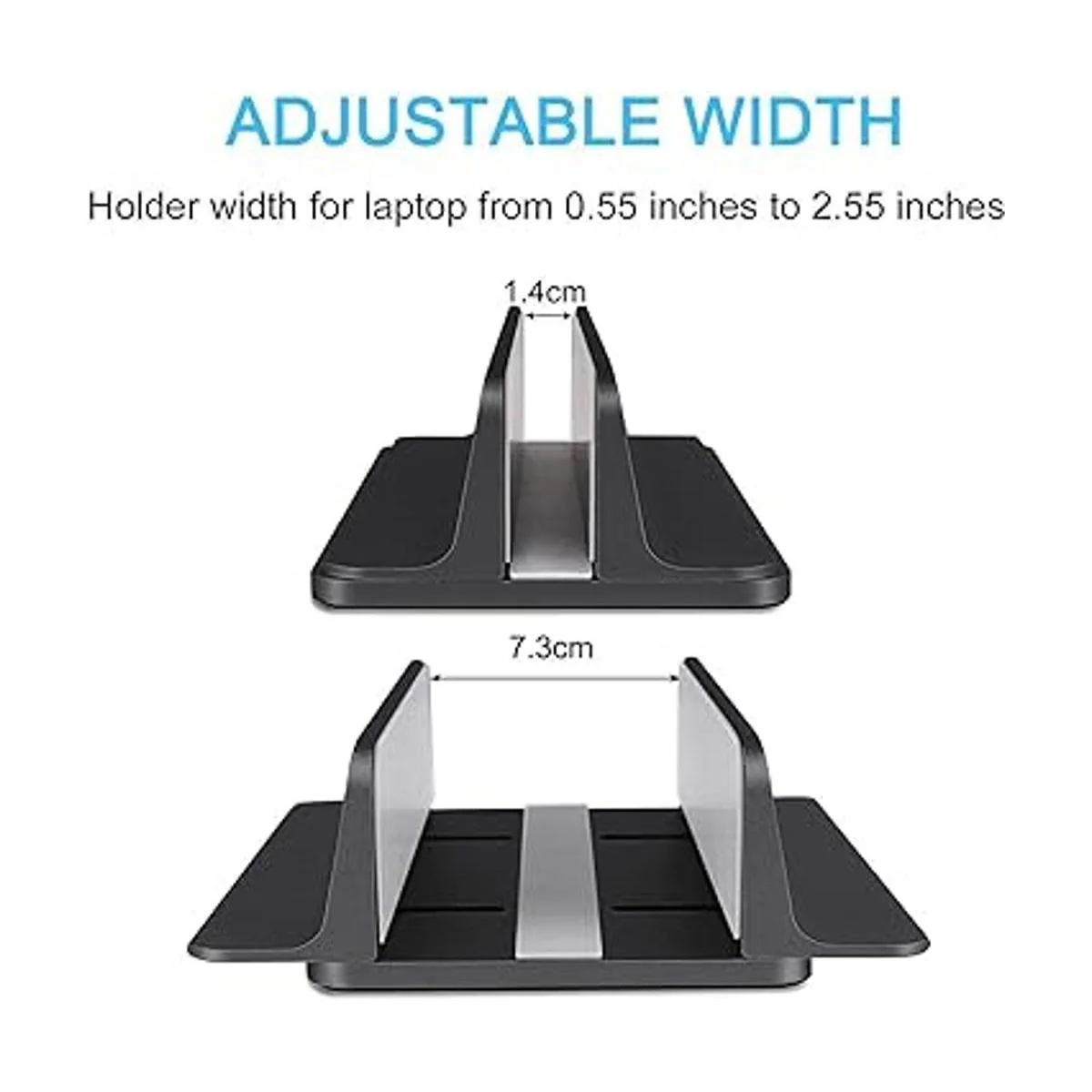 JARLINK Soporte vertical para laptop soporte ajustable_2