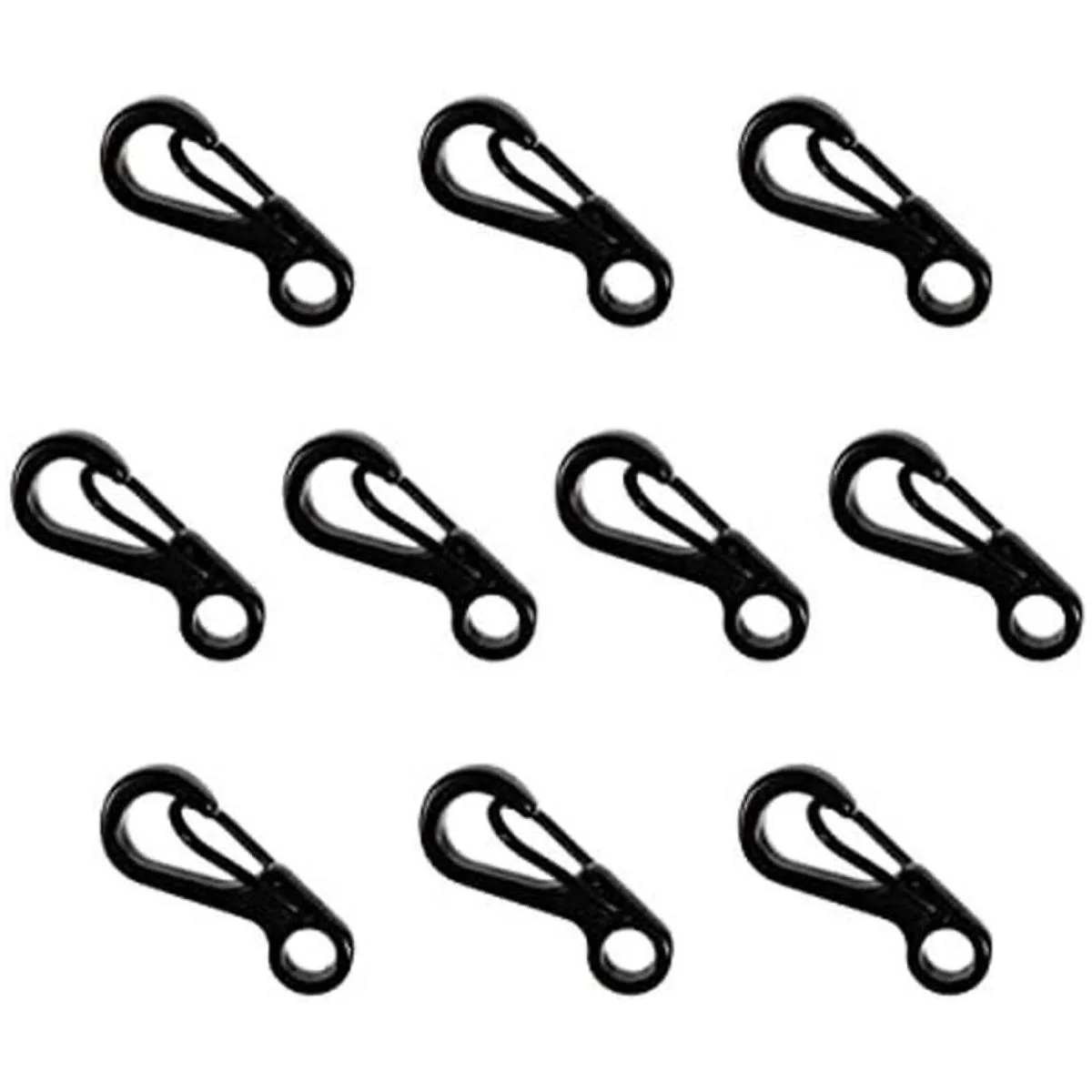 Paracord Planet 10PCS Mini SF llavero mosquetón cierre_1