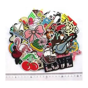 Dandan DIY 100 parches bordados al azar parches para_2