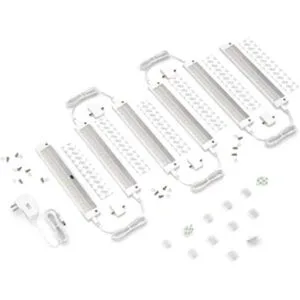 EShine Acabado blanco 6 paneles de 7 pulgadas tamaño_1